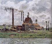 Metaponto factory near Watts Camille Pissarro